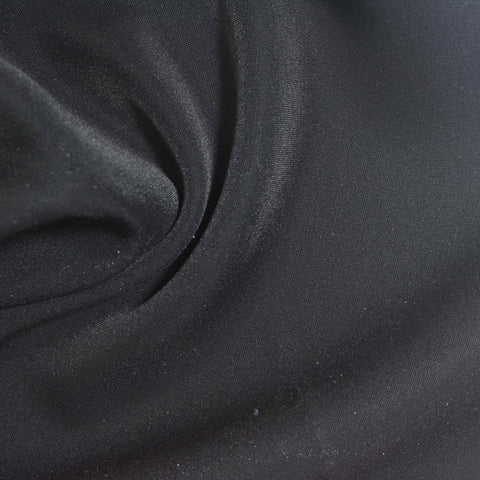 100% Polyester Woven Fabric, 210 gsm, 150 cm — Black
