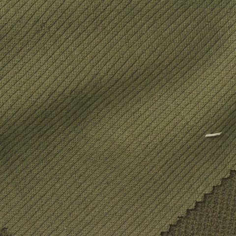 Olive Textured Chunky Knit, Cotton-Poly