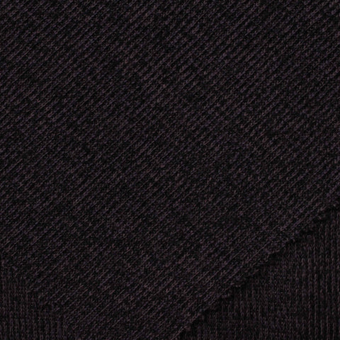 Black Marl Rib Knit, Polyester
