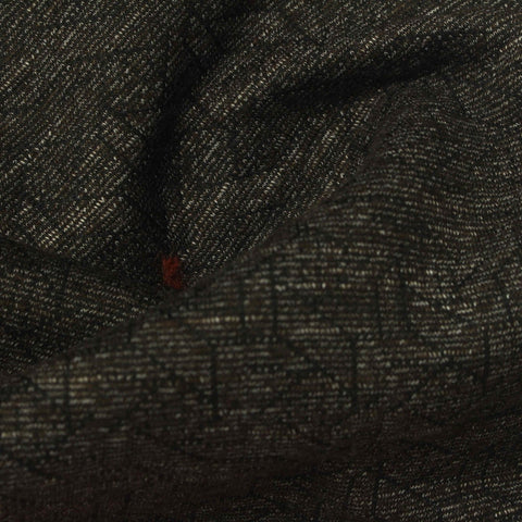 Dark Grey Marl Jacquard, Polyester, 350 gsm