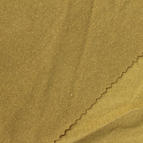 Viscose Polyester Stretch Chunky Knit Fabric, 290 gsm, 165 cm — Khaki