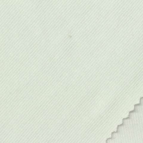 Cotton Stretch Rib Knit Fabric, 180 gsm, 115 cm — Green