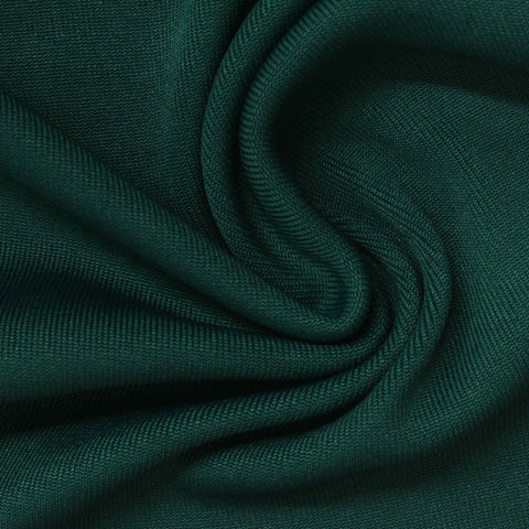 Dark Green Rib Knit, Polyester
