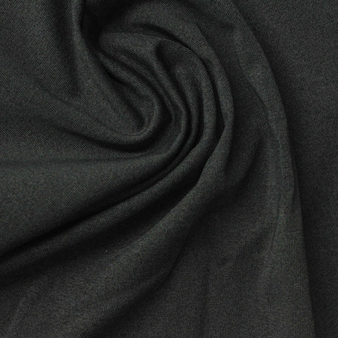 Dark Charcoal Heather Jersey Knit, Polyester
