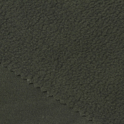 100% Polyester Fleece Fabric, 140 gsm, 140 cm — Green