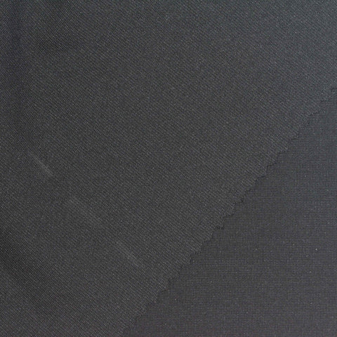 Dark Grey Marl Ponte Knit, Polyester, 160 gsm