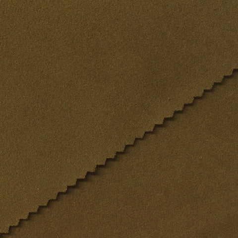 Polyester Stretch Milk Silk Knit Fabric, 545 gsm, 185 cm — Khaki