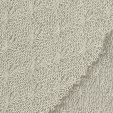 Cream Openwork Jacquard