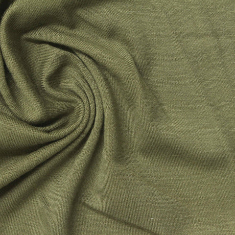 Viscose Stretch Jersey Knit Fabric, 210 gsm, 160 cm — Green