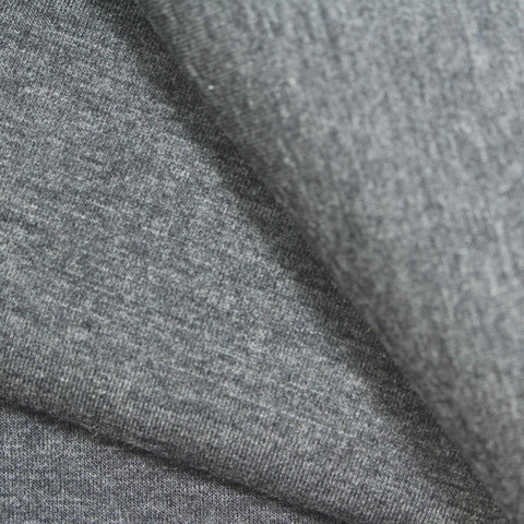 Grey Marl Scuba Knit, Poly-Viscose, 310 gsm