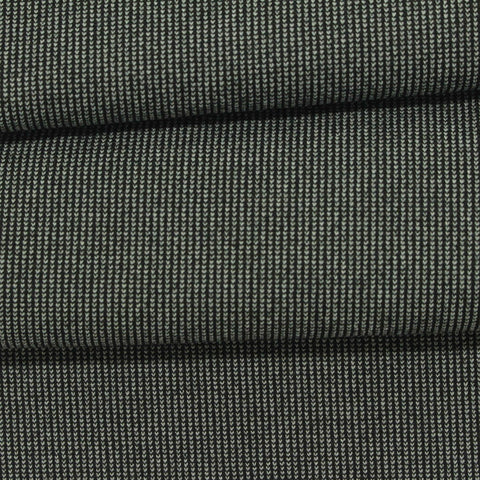 Light Grey Chevron Interlock Knit, Poly-Viscose