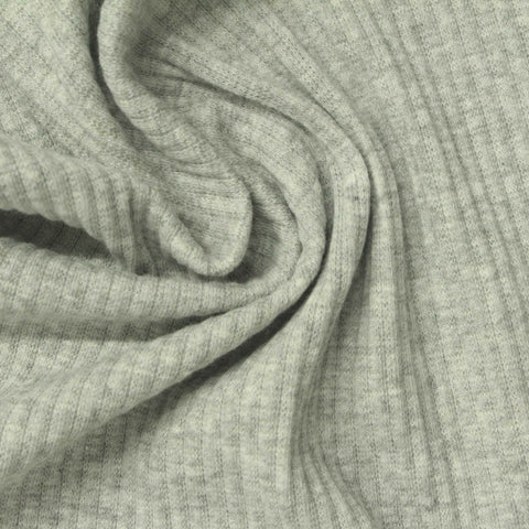 Grey Heather Rib Knit