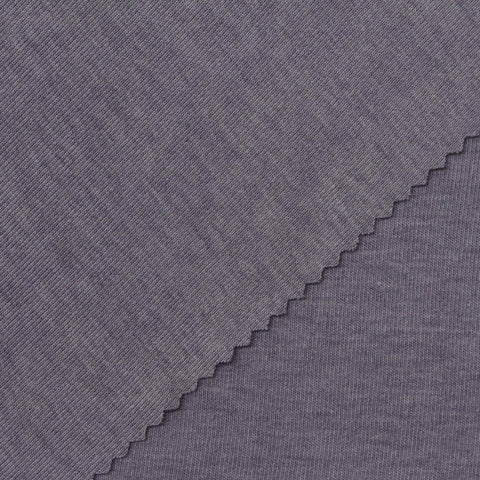 Tencel Lyocell Acrylic Blend Stretch Rib Knit Fabric, 190 gsm, 160 cm — Purple, ref EF-270782