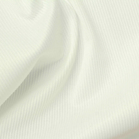 Off-White Ribbed Velvet, Polyester
