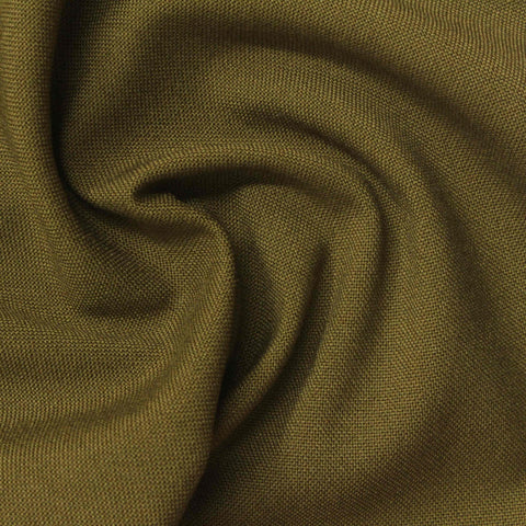 Polyester Viscose Stretch Woven Fabric, 300 gsm, 145 cm — Khaki