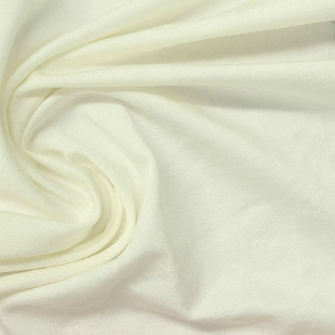 Off-White Jersey Knit, Tencel Lyocell