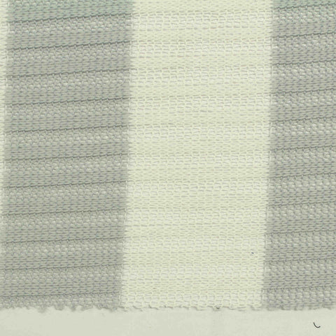 Light Grey Stripes Rib Knit, Viscose-Poly