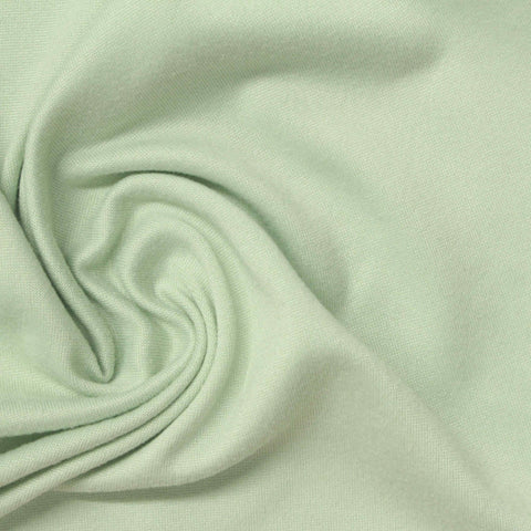 Polyester Stretch Milk Silk Knit Fabric, 190 gsm, 170 cm — Green