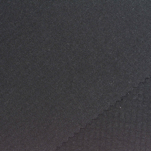 Black Rib Knit, Polyester