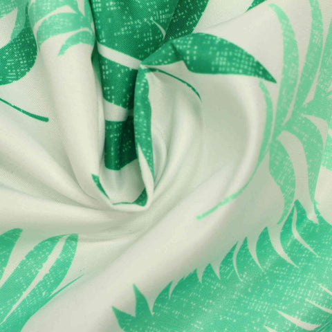 Green Leaves Knit, Polyester, 115 gsm