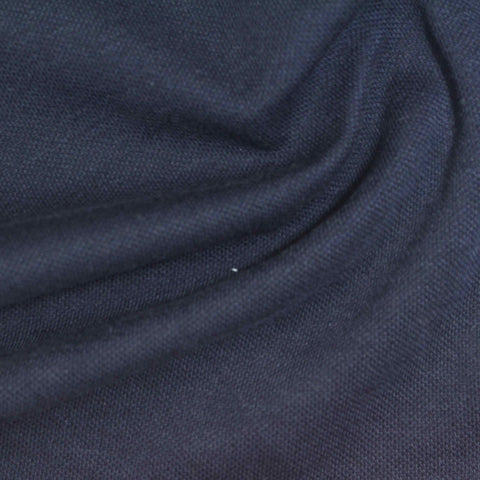 Cotton Piqué Knit Fabric, 310 gsm, 160 cm — Navy
