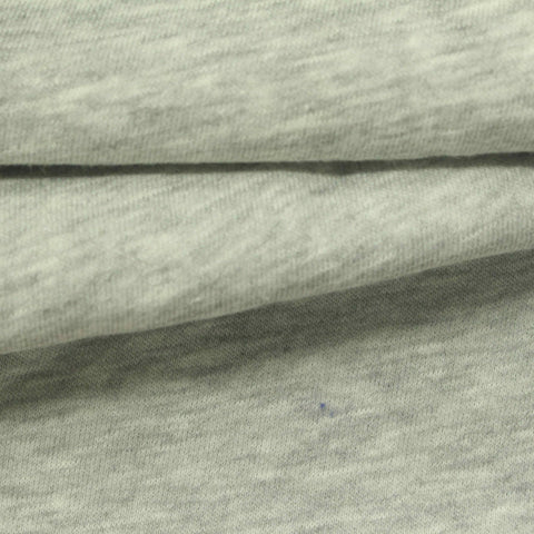 Light Grey Marl French Terry, Cotton-Poly, 260 gsm, 165 cm