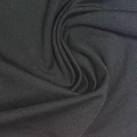 Dark Charcoal Denim, Cotton-Poly