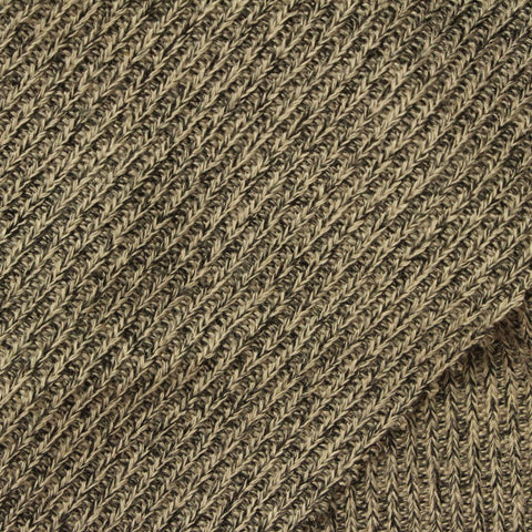 Dark Brown Marl Chunky Knit, Viscose-Poly, 225 gsm