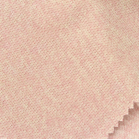 Light Pink Marl Jersey Knit, Viscose-Poly