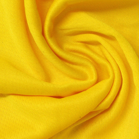 100% Polyester Birdseye Knit Fabric, 200 gsm, 185 cm — Yellow