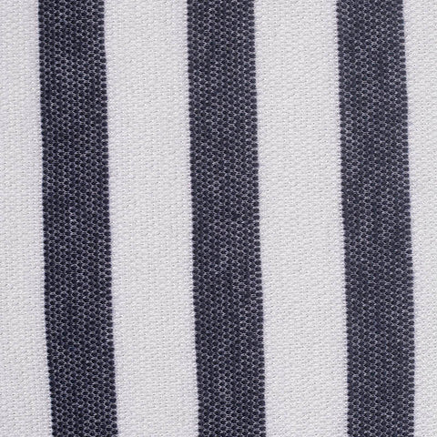 Black Stripe Chunky Knit, Polyester, 193 gsm