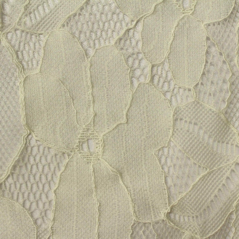 Cream Floral Lace, Cotton