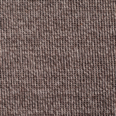 Dark Brown Marl Knit, Polyester, 362 gsm