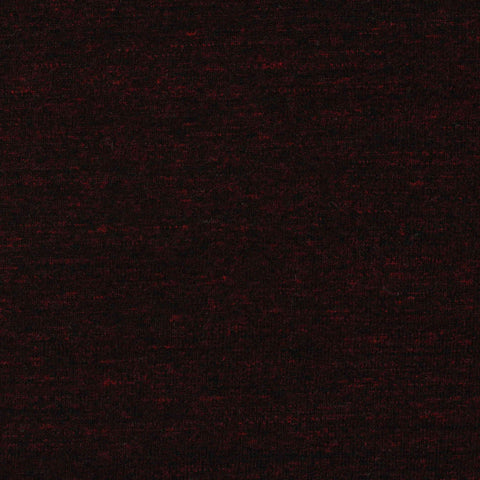 Dark Red Marl Jersey Knit, Cotton-Poly, 187 gsm