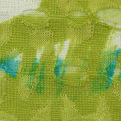 Green Abstract Jacquard, Polyester, 172 gsm