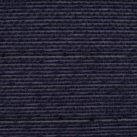 Striped Sequin 100% Polyester Knit Fabric, 216 gsm, 160 cm — Navy