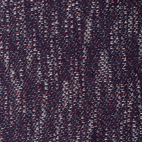 Navy Marl Knit, Poly-Cotton