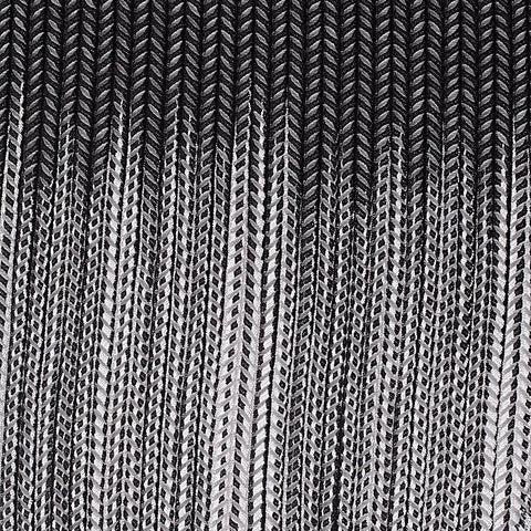 Black Chevron Mesh, Nylon-Spandex, 125 gsm