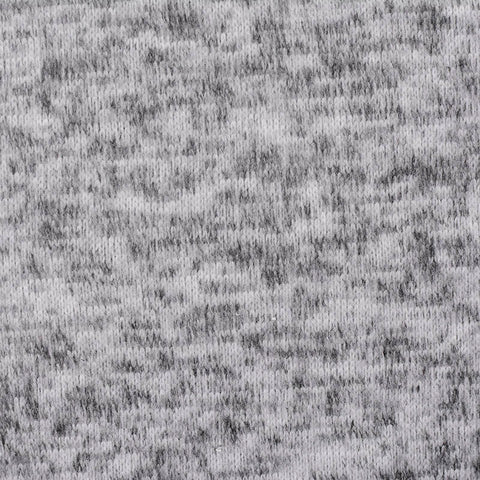 Dark Grey Marl Chunky Knit, Polyester, 322 gsm