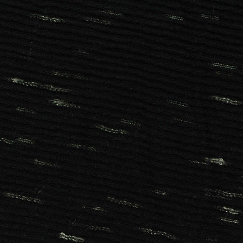 Black Marl Jersey Knit, Cotton, 200 gsm