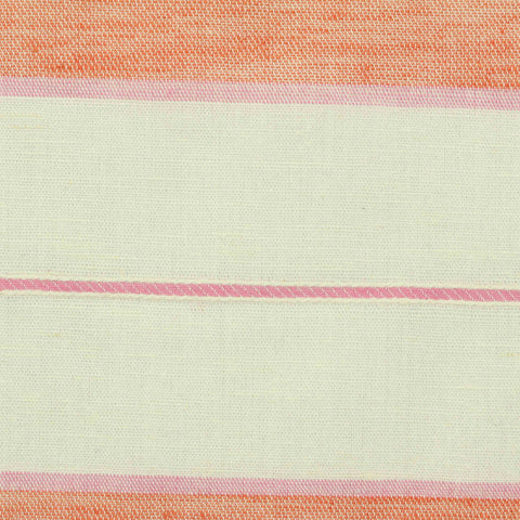 Orange Horizontal-Stripe Woven