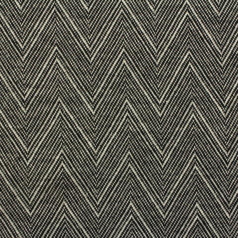 Black Chevron Jacquard, Viscose-Poly, 270 gsm