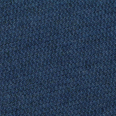 Heathered Blue Marl Knit, Wool-Cotton