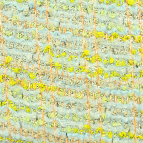 Yellow Textured Chunky Knit, Poly-Acrylic