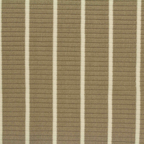 Striped Viscose Stretch Rib Knit Fabric, 250 gsm, 135 cm — Brown