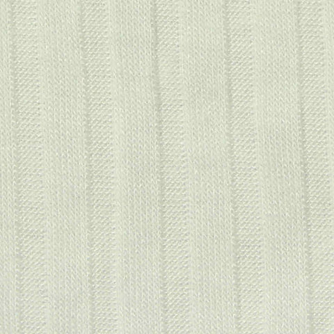 Viscose Stretch Rib Knit Fabric, 158 gsm, 140 cm — White