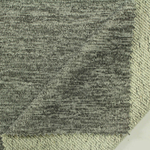 Grey Marl French Terry, Polyester, 240 gsm