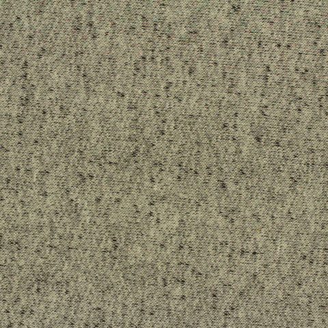 Light Khaki Fine-Marl French Terry, Cotton-Poly