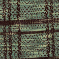 Dark Brown Textured Jacquard, Poly-Cotton