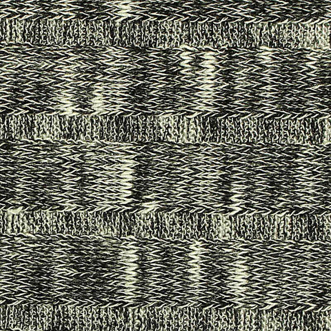 Black Textured Chunky Knit, Viscose-Poly